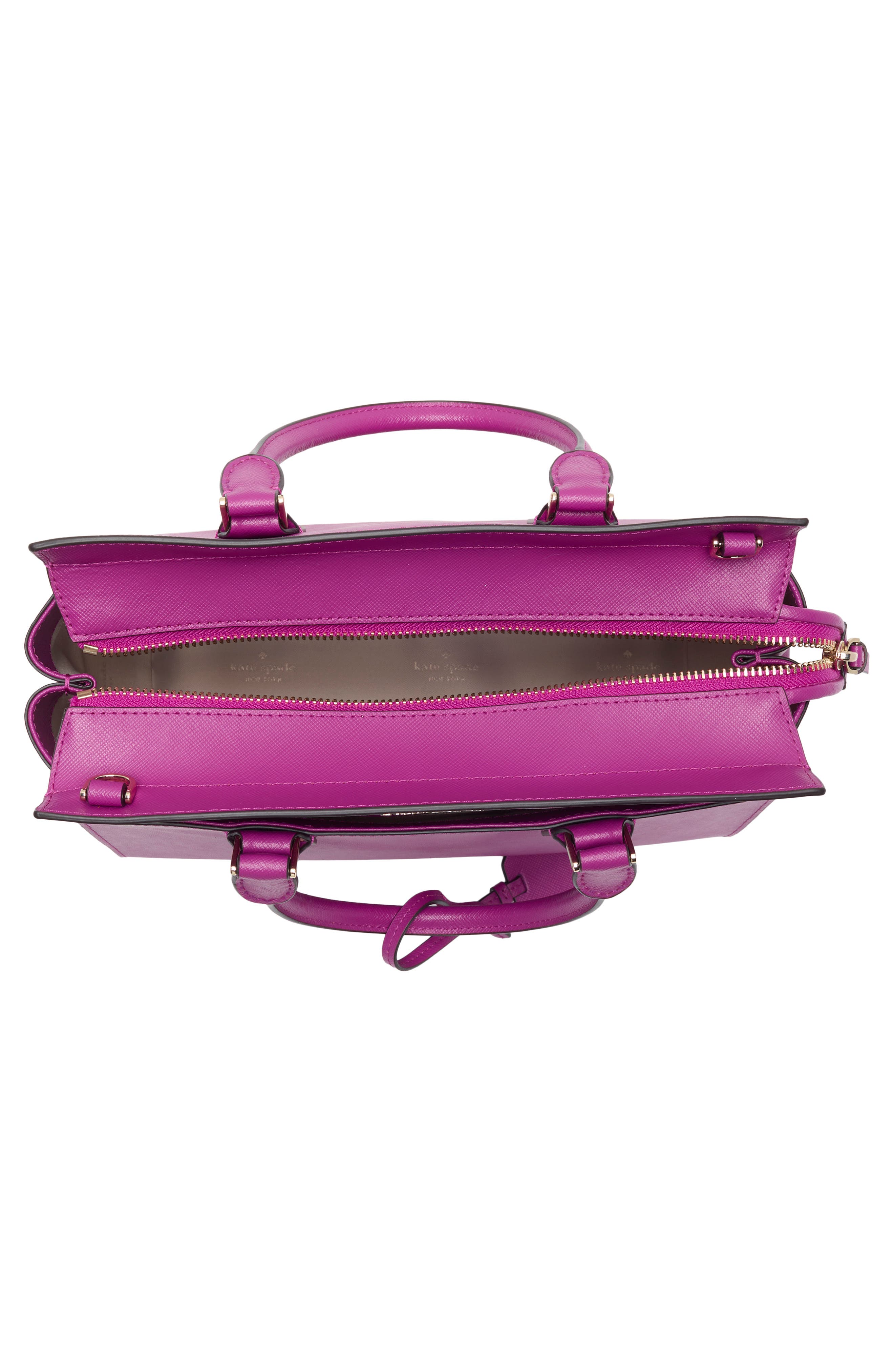 cameron medium leather satchel, Alternate, color, BAJA ROSE