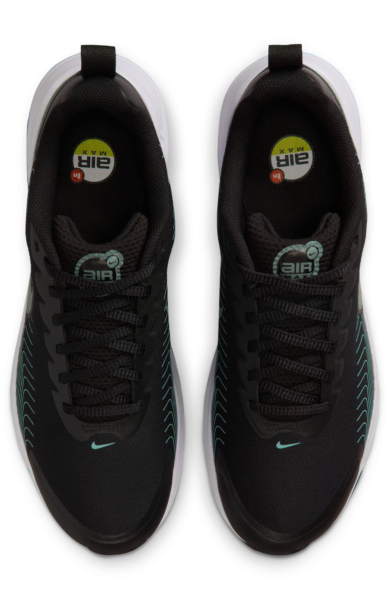 Air Max Nuaxis Sneaker, Alternate, color, BLACK/ CLAY GREEN