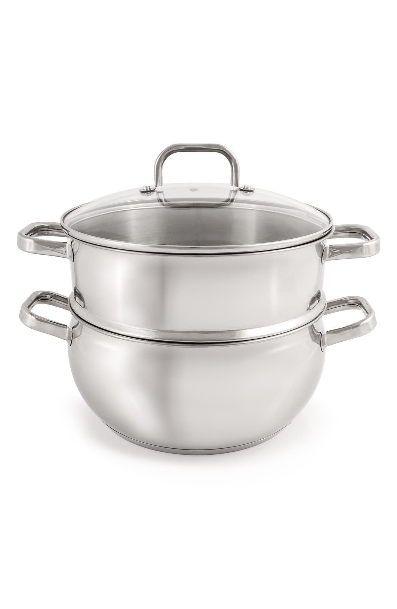 BergHOFF Stainless Steel Belly 3-Piece Steamer Set