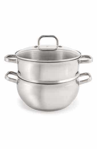 BergHOFF Stainless Steel Belly 3-Piece Steamer Set