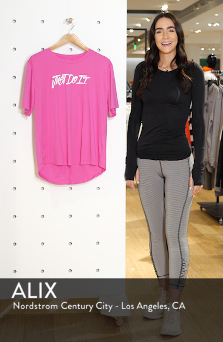 Dry Just Do It Split Back Tee, sales video thumbnail