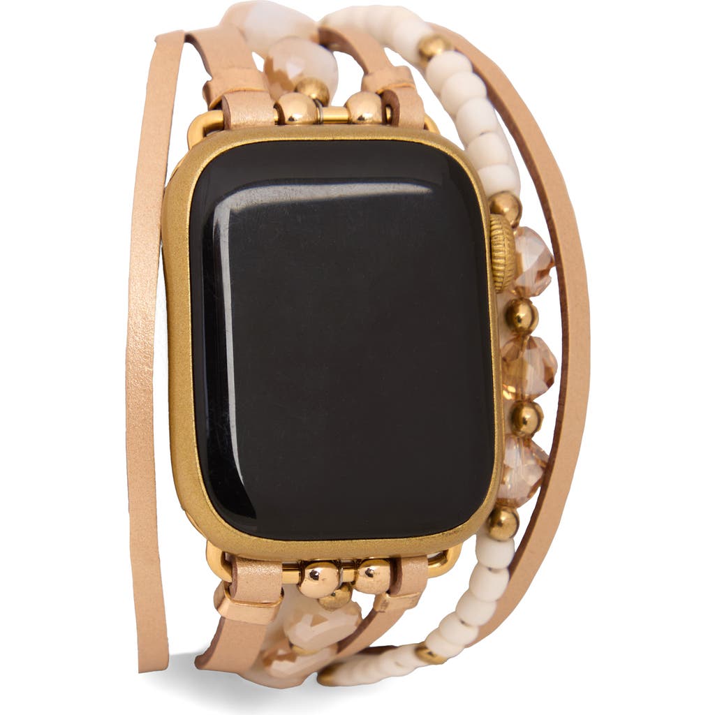 Saachi Beaded Dream Apple Watch® Bracelet Watchband In Brown