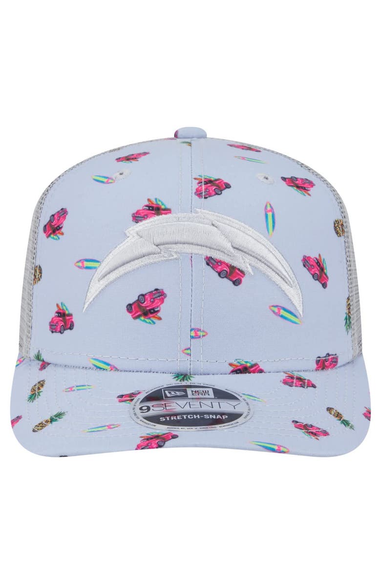 New Era Men's New Era Light Blue Los Angeles Chargers Adventure Surfboard 9SEVENTY Adjustable Hat, Alternate, color, Light Blue