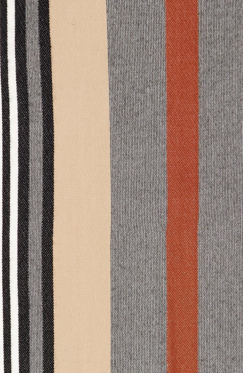 BP. Multi Color Stripe Oblong Scarf, Alternate, color,