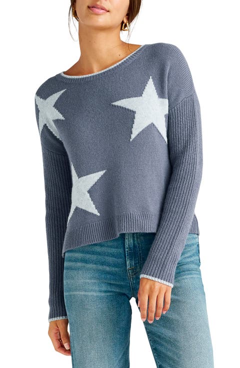 Frances Intarsia Crewneck Sweater