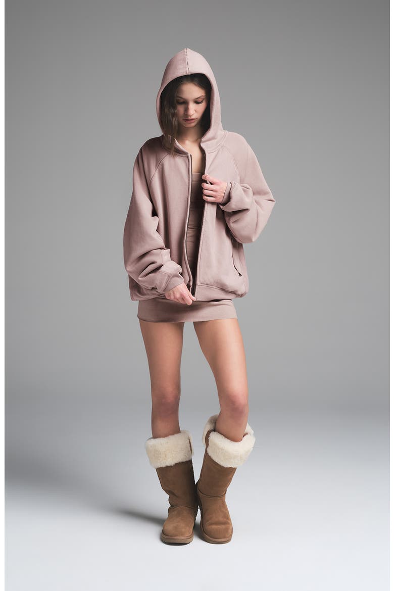 Relaxed French Terry Zip Hoodie (Women) | Nordstromrack