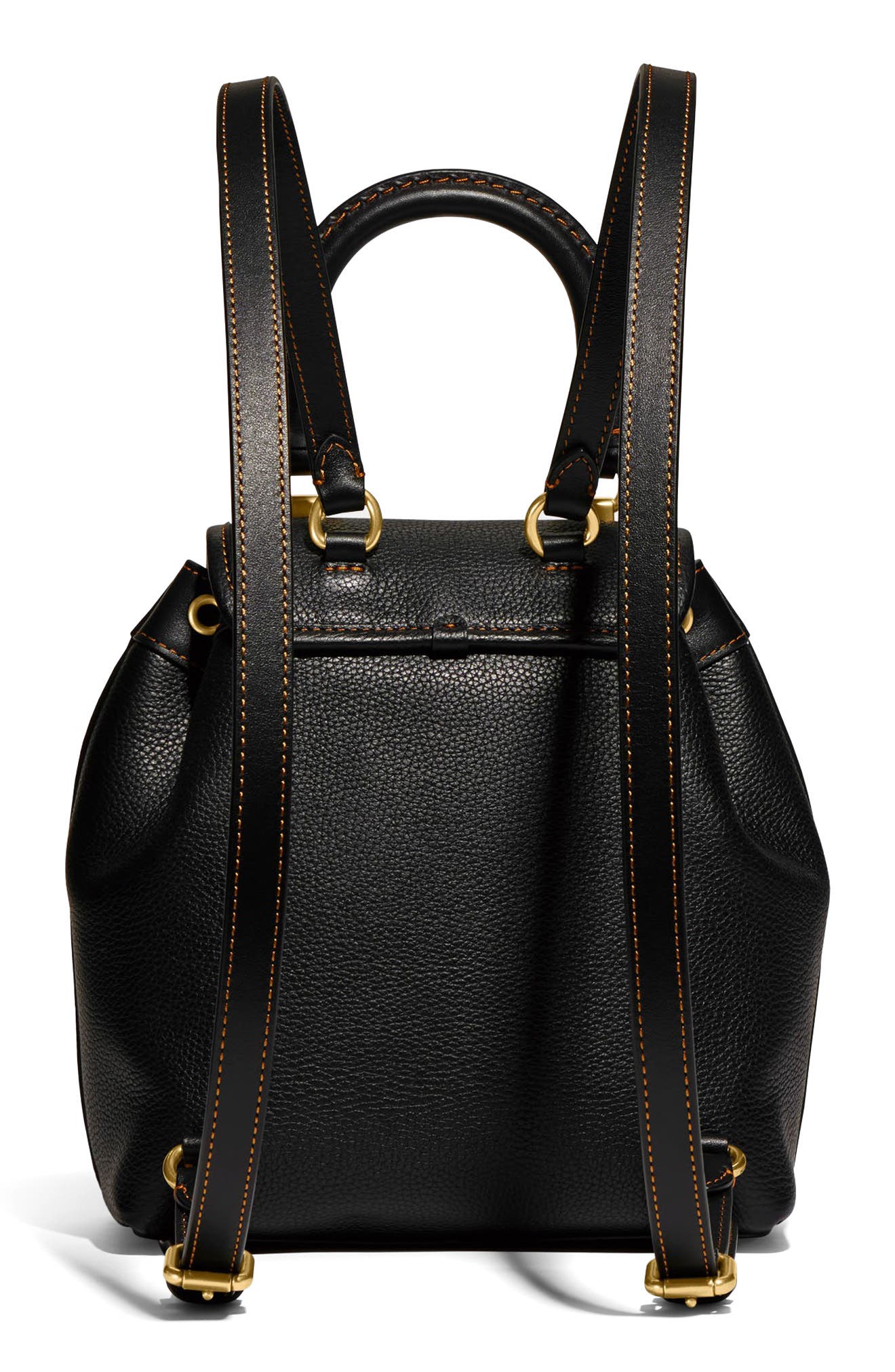 COACH Riya Soft Pebble Leather Backpack, Alternate, color, 