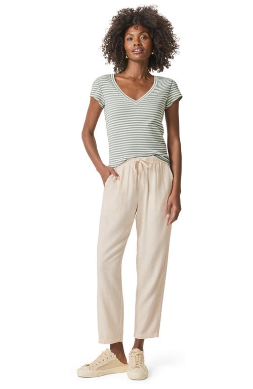 SPLENDID SPLENDID FAYE STRIPE V-NECK T-SHIRT