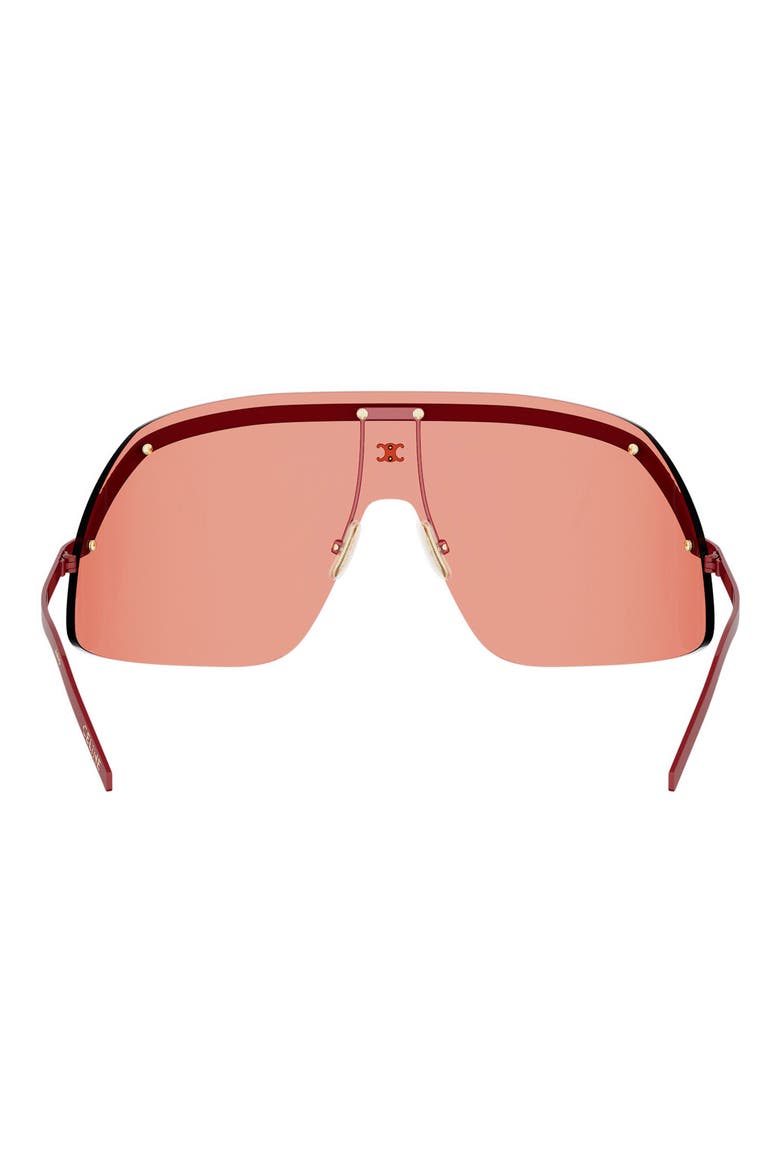 DFIL 0mm Mask Shield Sunglasses, Alternate, color, SHINY RED / BORDEAUX