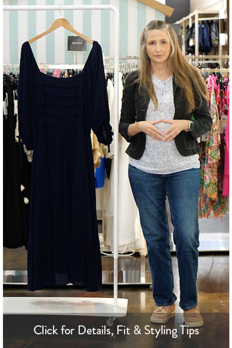 The Ally Clip Dot Maxi Dress video
