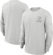 Nike Men's Nike Gray Las Vegas Raiders Essential Heavy Max90 Long Sleeve T-Shirt