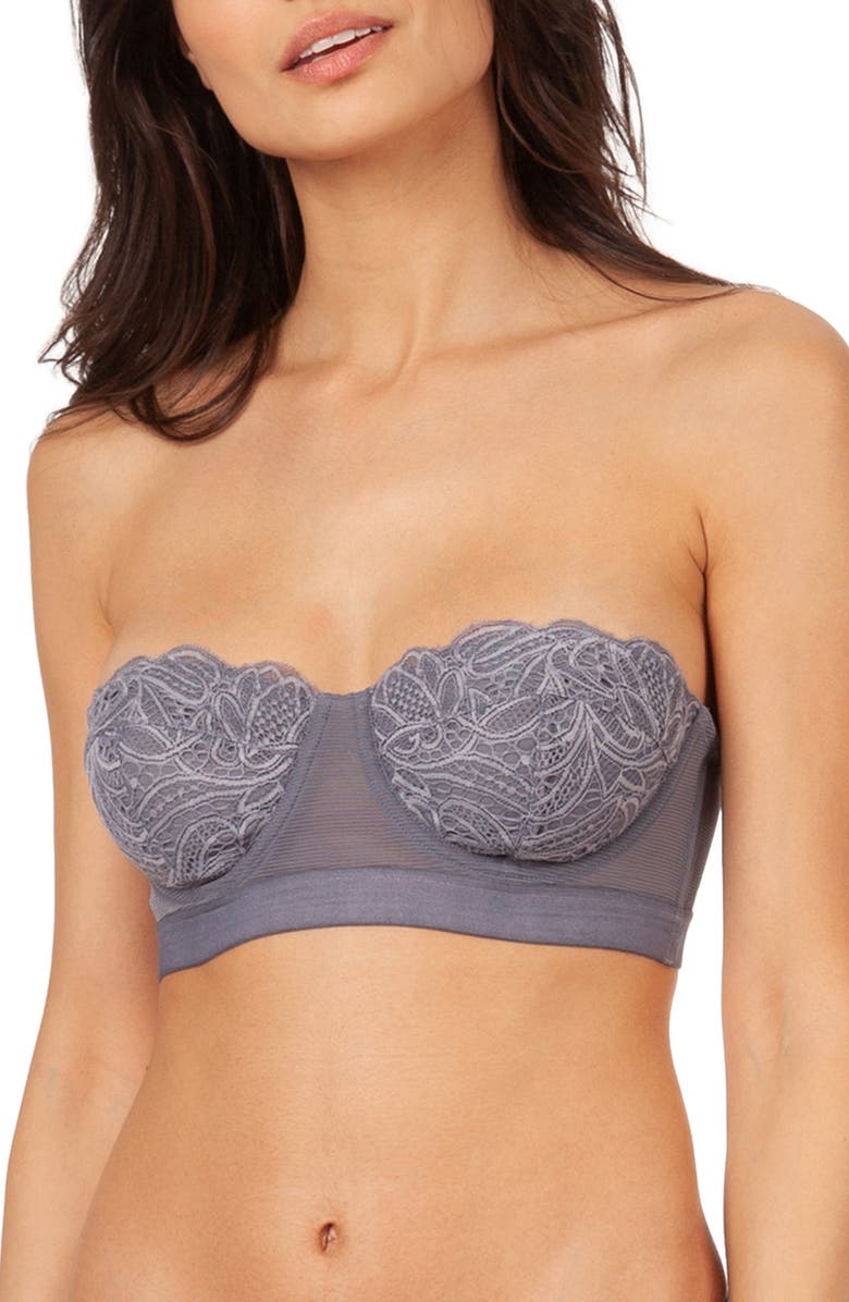 LIVELY The Lace Strapless Bra, Main, color, 