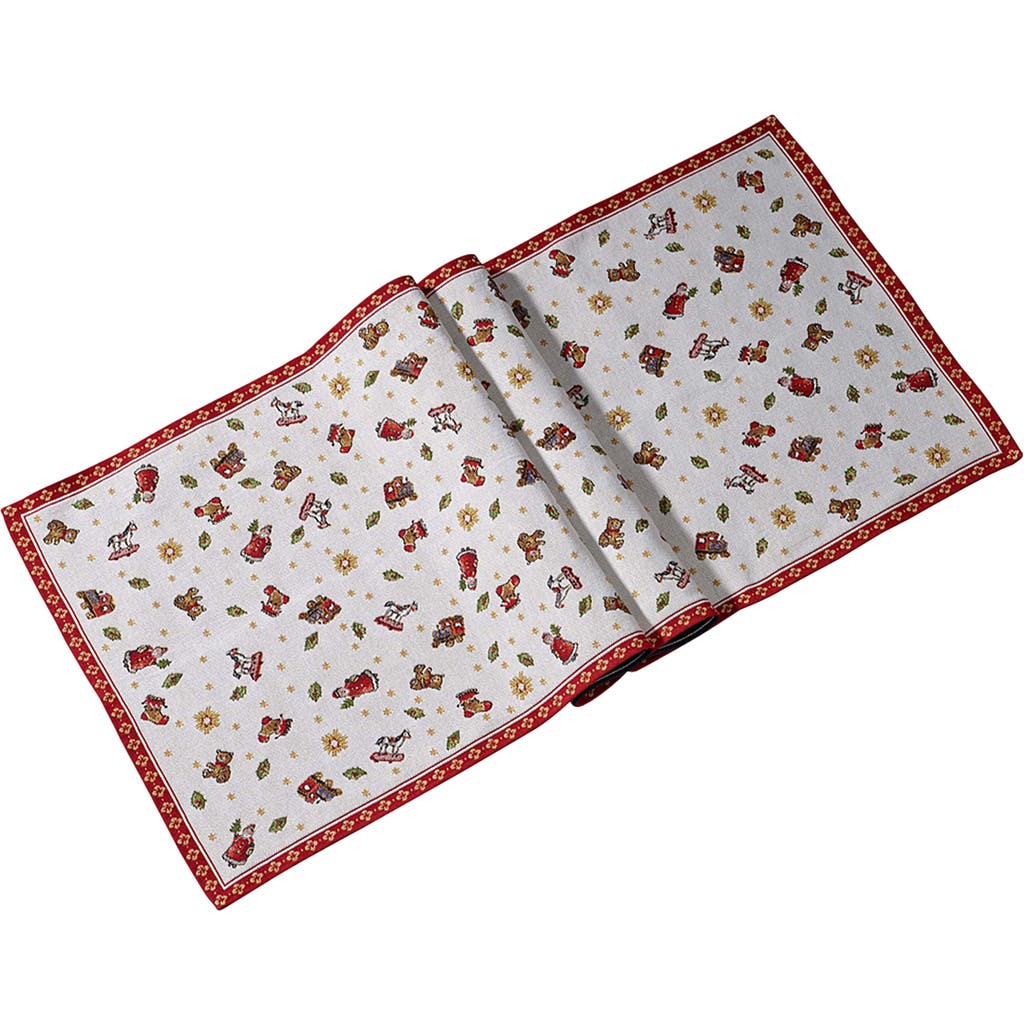 Villeroy & Boch Toy's Delight Extra Long Embroidered Runner In Multi