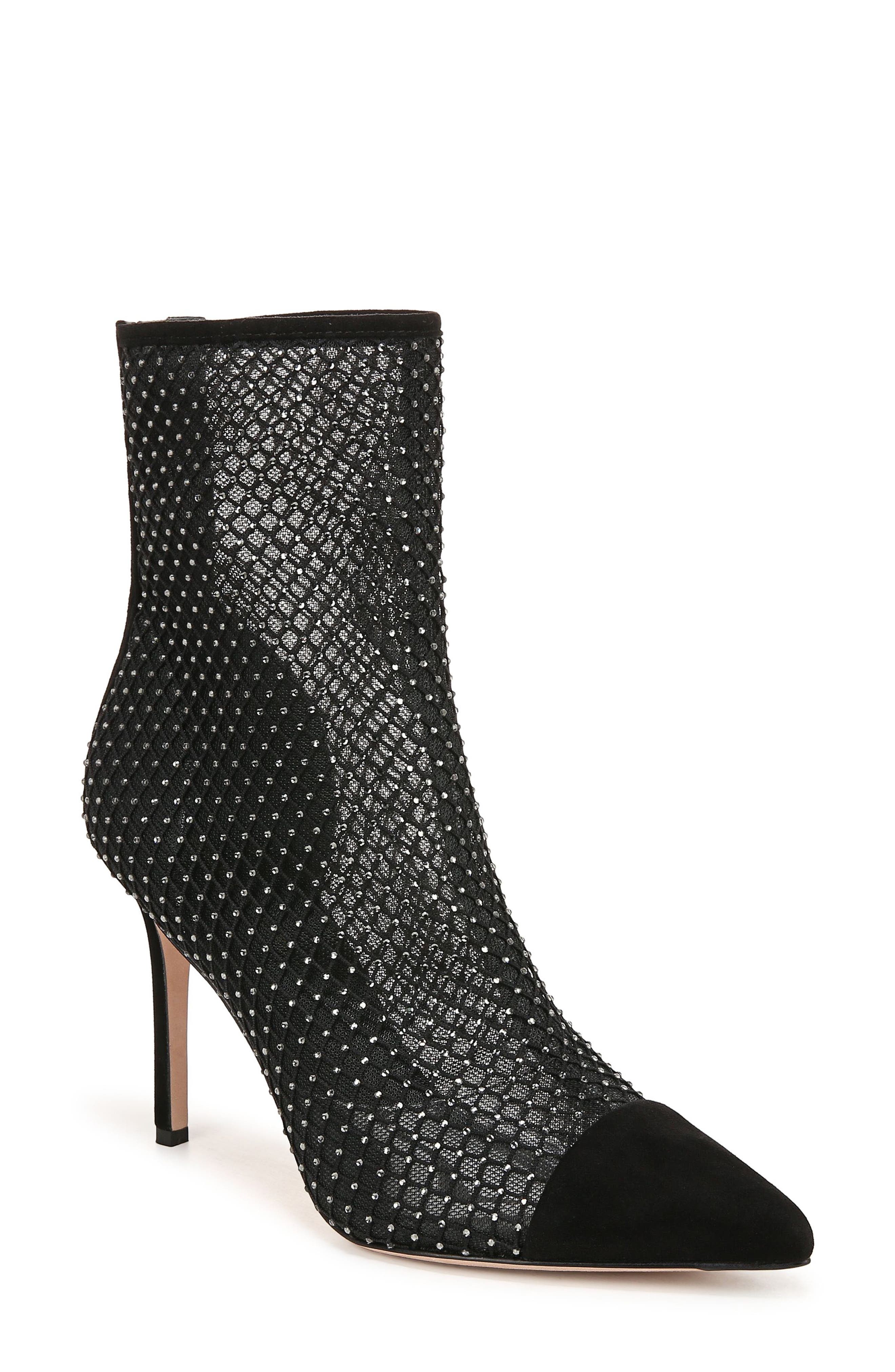 Veronica Beard Lisa Cap Toe Mesh Bootie