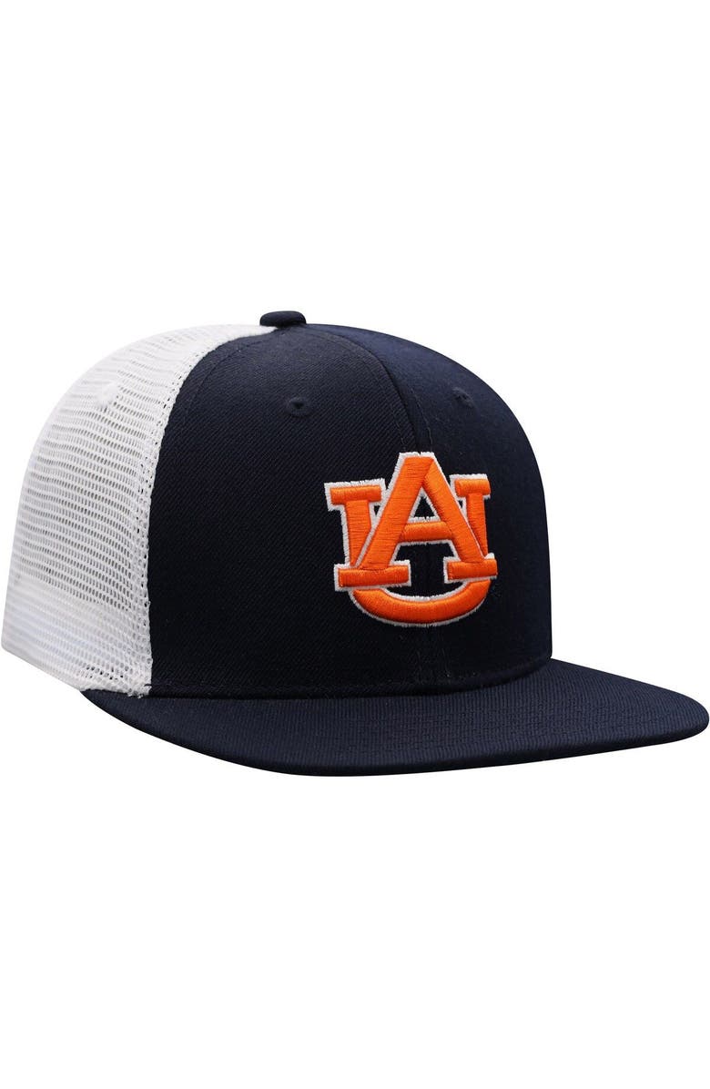 TOP OF THE WORLD Men's Top of the World Navy Auburn Tigers Classic Snapback Hat, Alternate, color, Navy