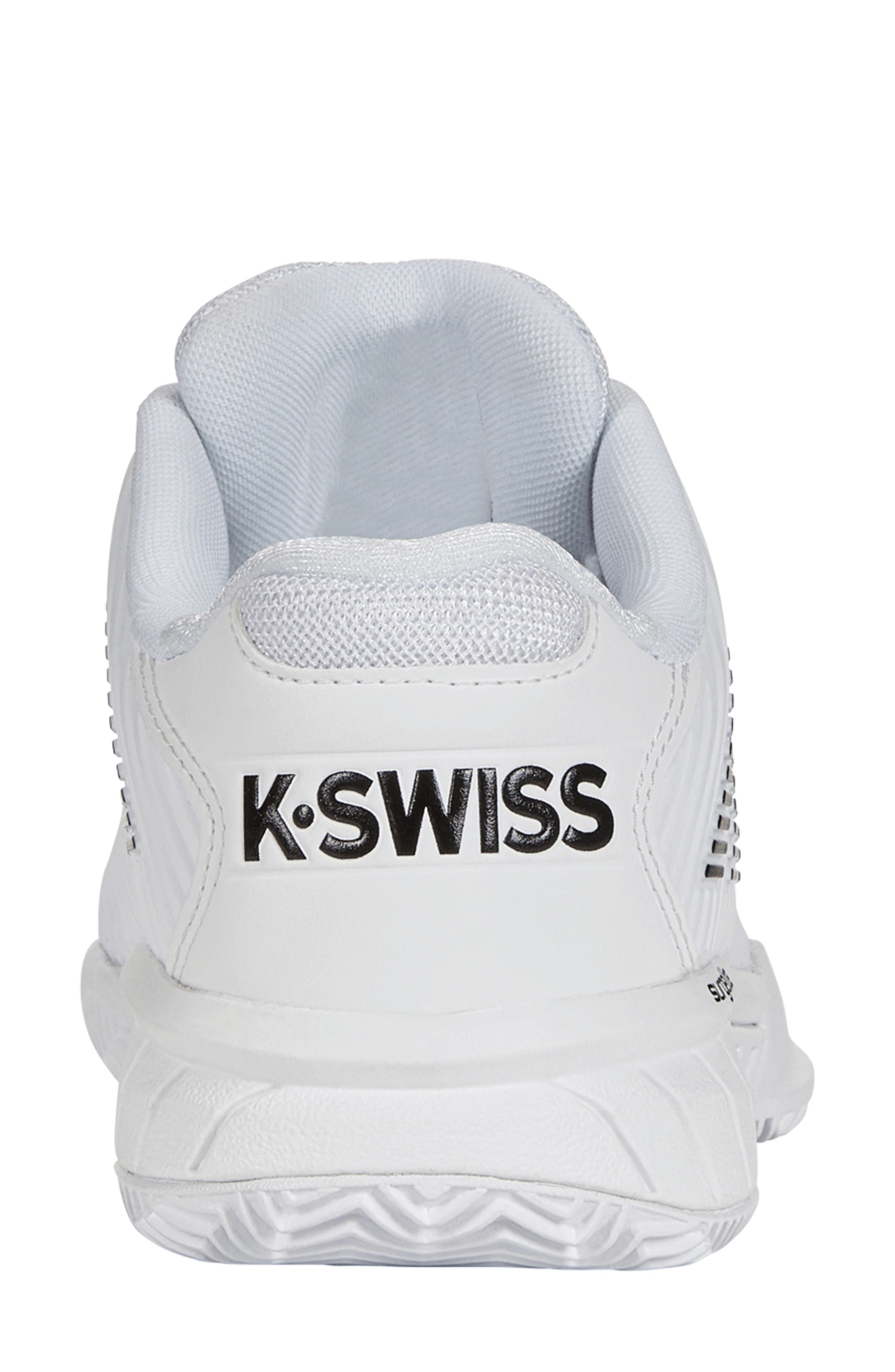 K-Swiss Hypercourt Express 2 Tennis Shoe, Alternate, color, White/ Black