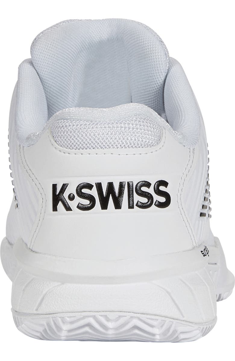 K-Swiss Hypercourt Express 2 Tennis Shoe, Alternate, color, White/ Black