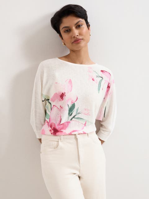 Lorelei Boatneck Floral Jumper