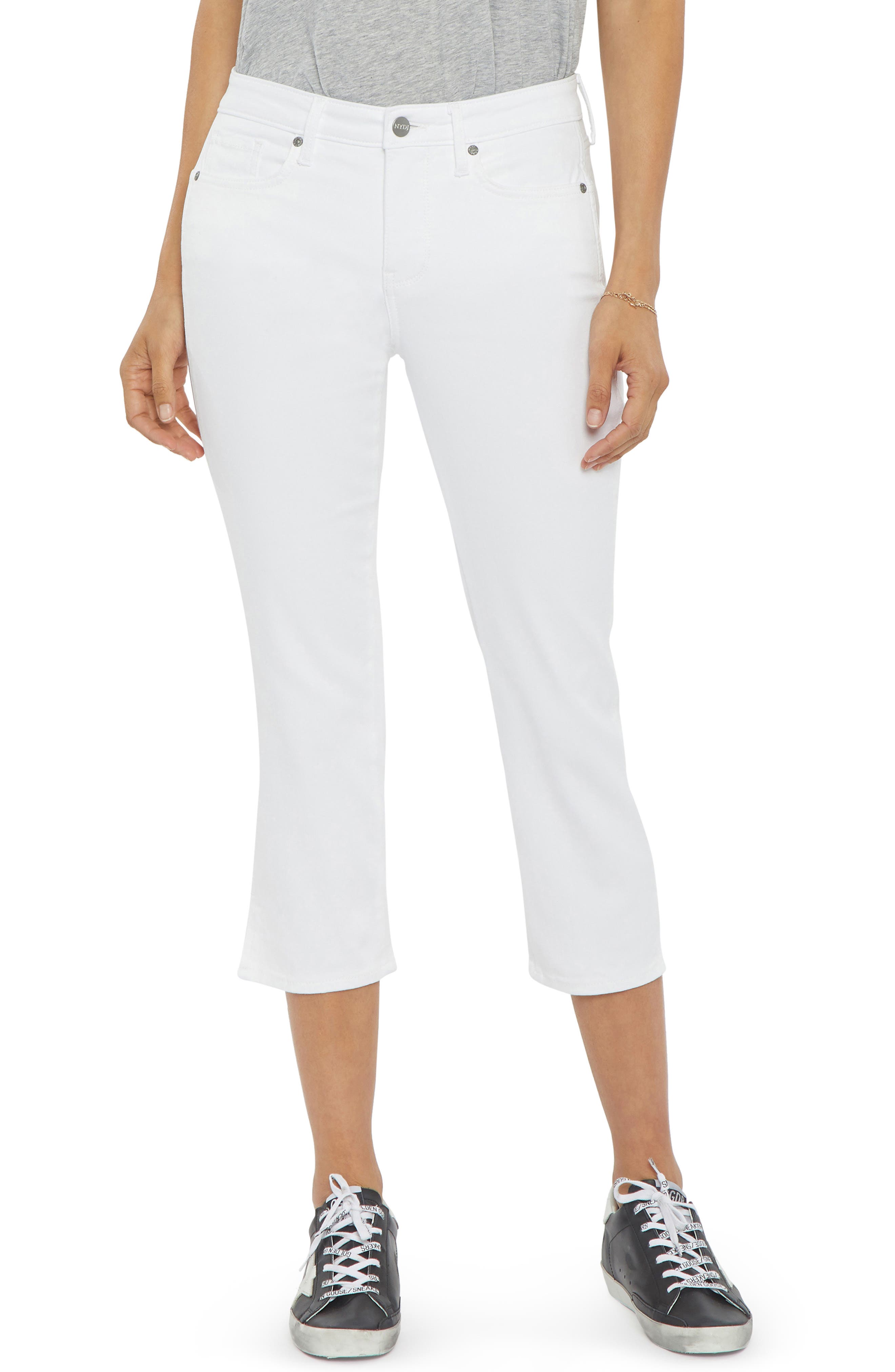 Chloe Side Slit Crop Jeans