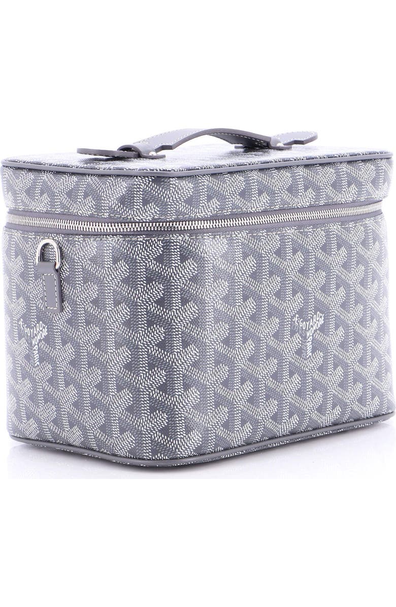Pre-Owned Goyard Muse Vanity Case Coated Canvas, Alternate, color, Gray