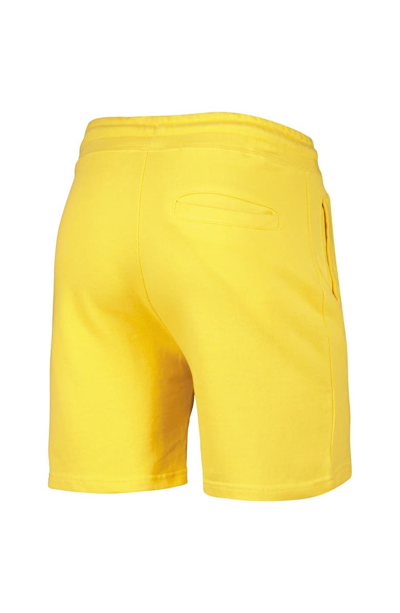 Playa Society Gold Los Angeles Sparks Legacy Logo Shorts, Alternate, color, Gold