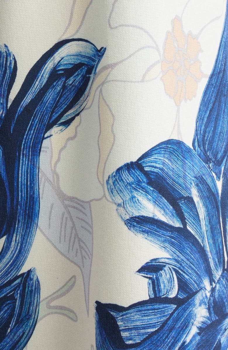 Dries Van Noten Hadium Floral Pleated Cotton Wide Leg Pants, Alternate, color, 