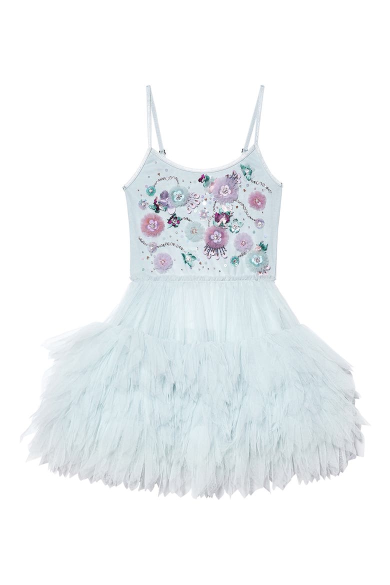 Kids' Blitzen Embellished Tutu Party Dress, Main, color, ICICLE