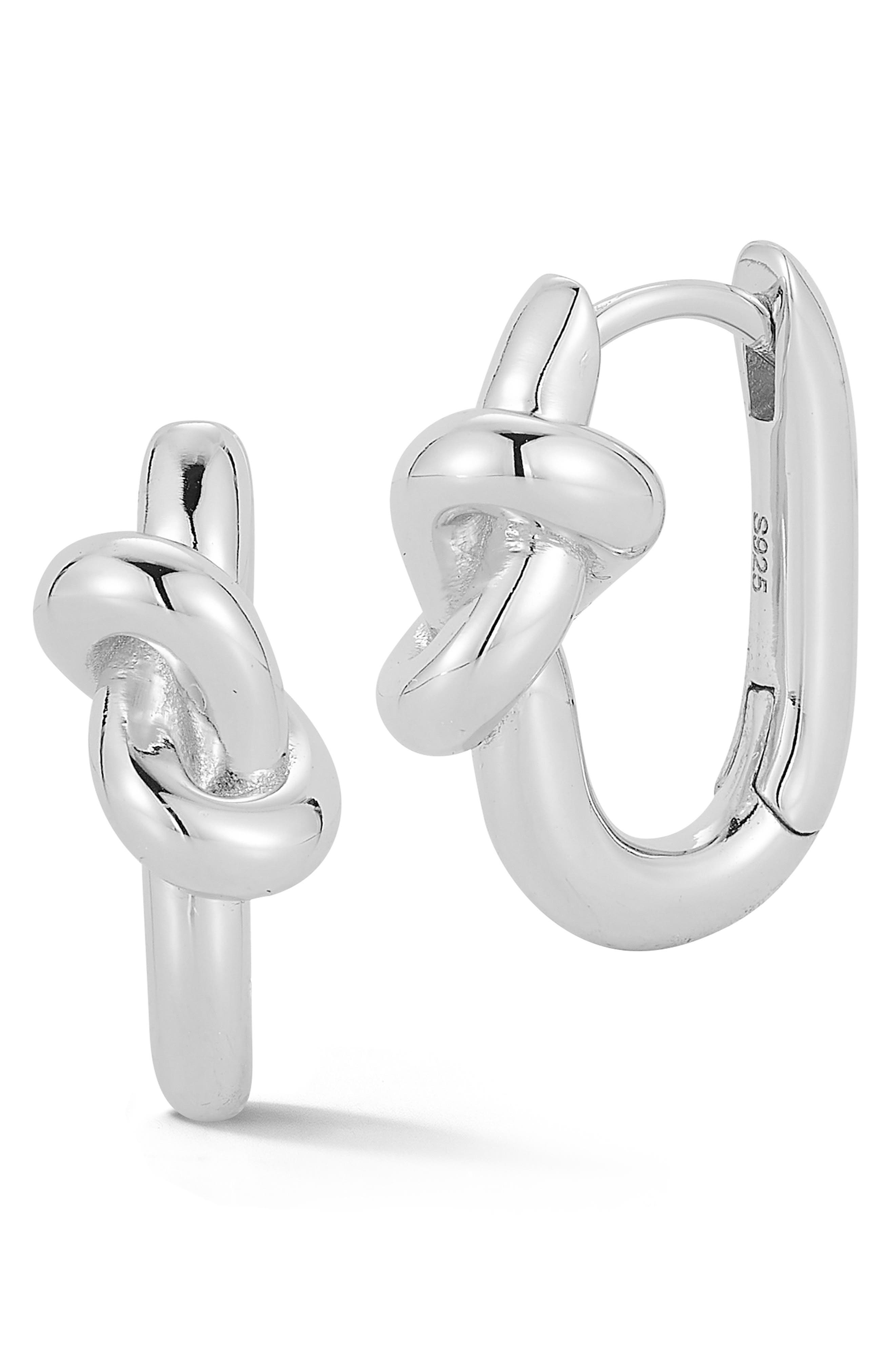 GLAZE JEWELRY Love Knot Hoop Earrings