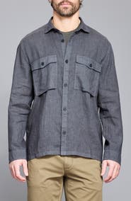 Billy Reid Linen Carpenter Overshirt