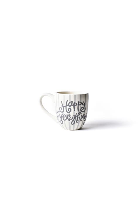 Stone Skinny Stripe Happy Everything! Mug