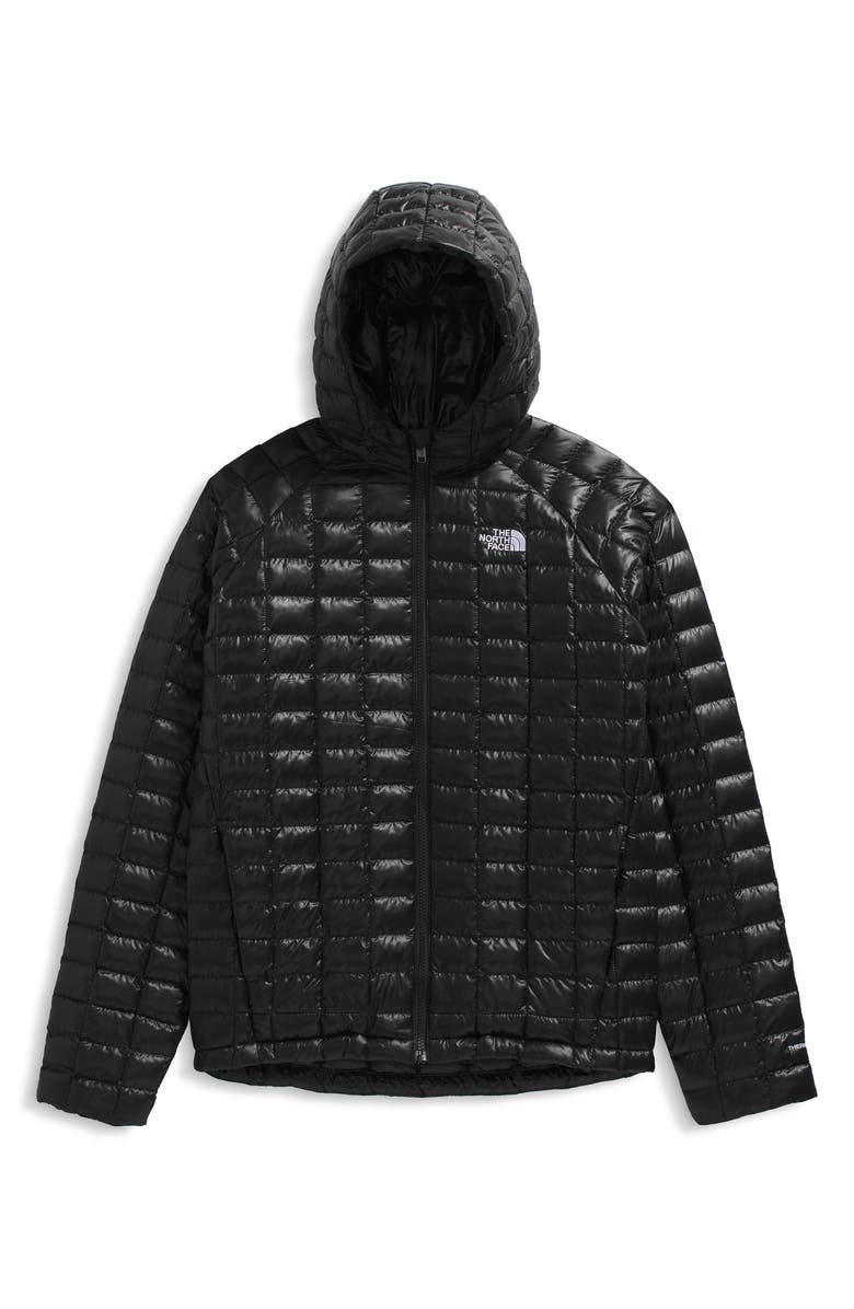 The North Face Kids' Thermoball Quilted Hooded Jacket, Main, color, Tnf Black