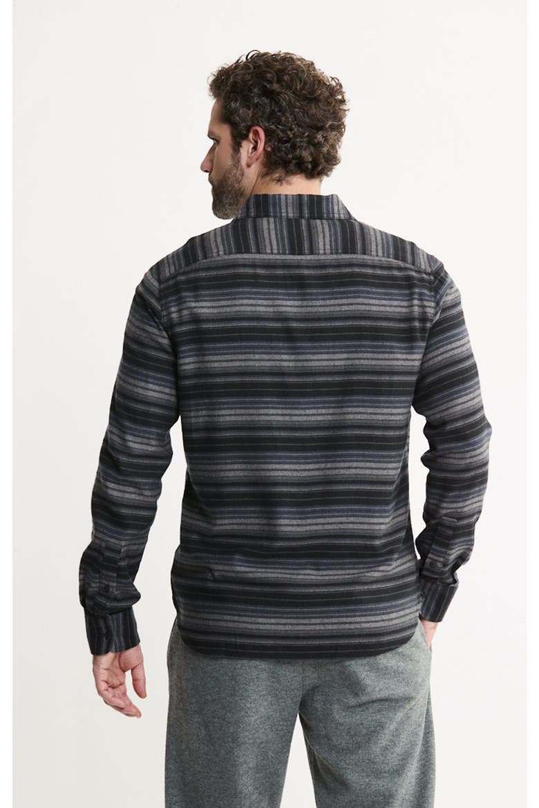 Rye Soft Touch Flannel Workshirt, Alternate, color, Black