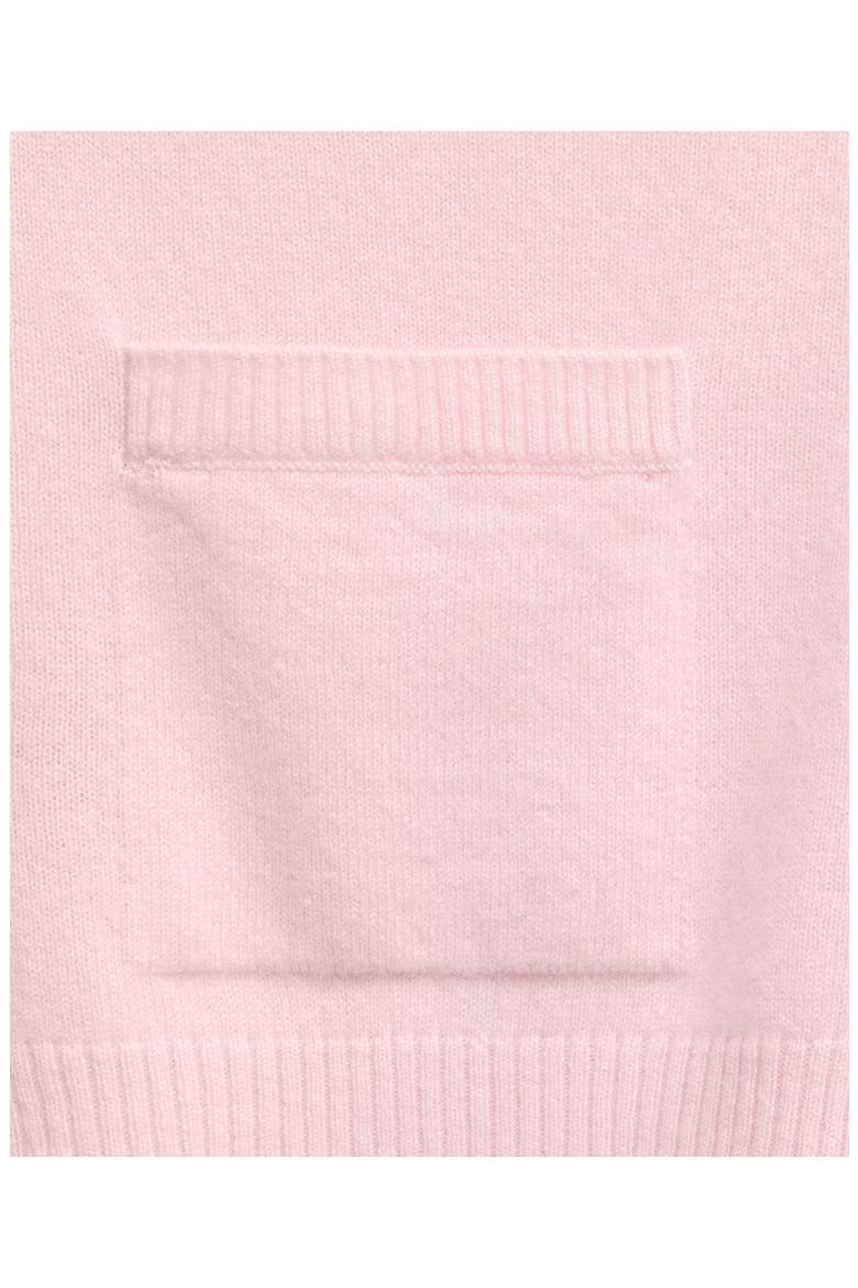 V-Neck Wool Cardigan, Alternate, color, PASTEL PINK