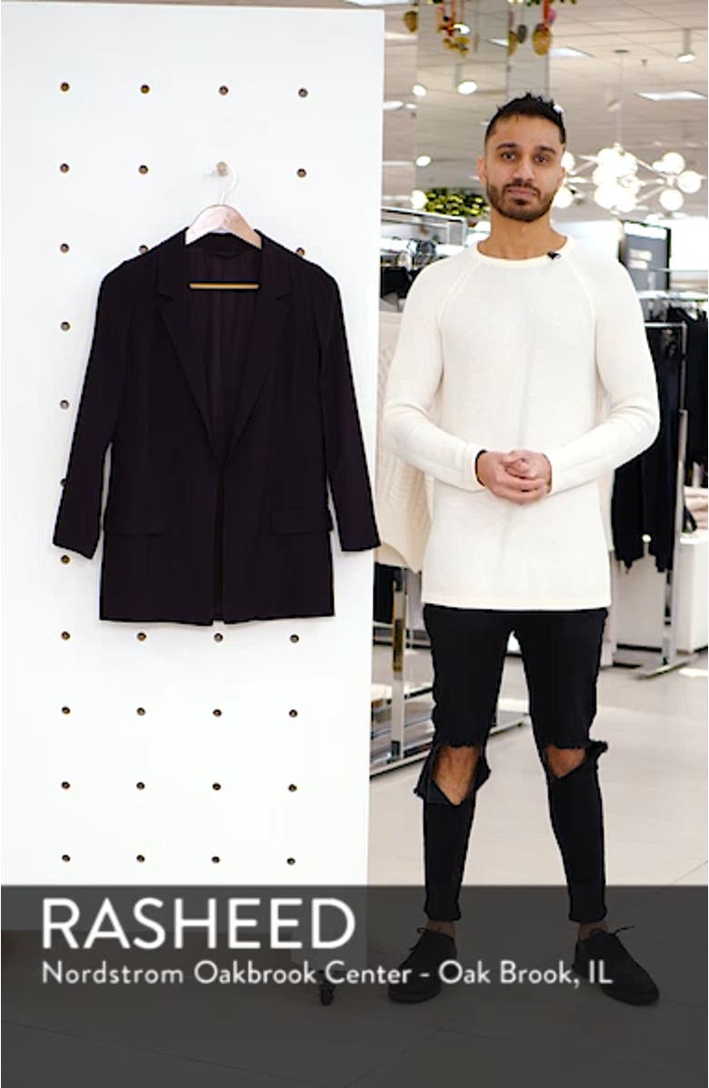 Aleida Open Front Blazer, sales video thumbnail