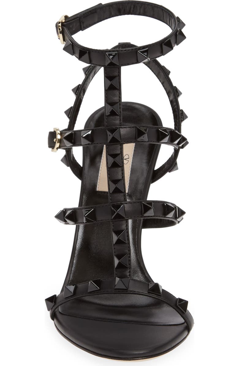 Valentino Garavani Rockstud T-Strap Sandal, Alternate, color,