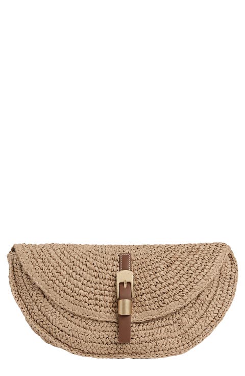 Aria Woven Clutch