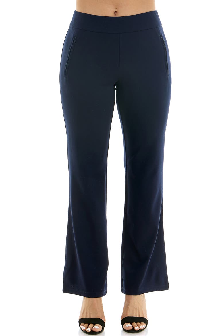 Bell Bottom Flare Pants, Main, color, NAVY