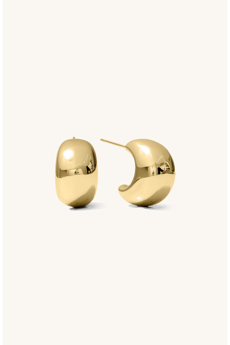 Richie Earrings, Main, color, Gold