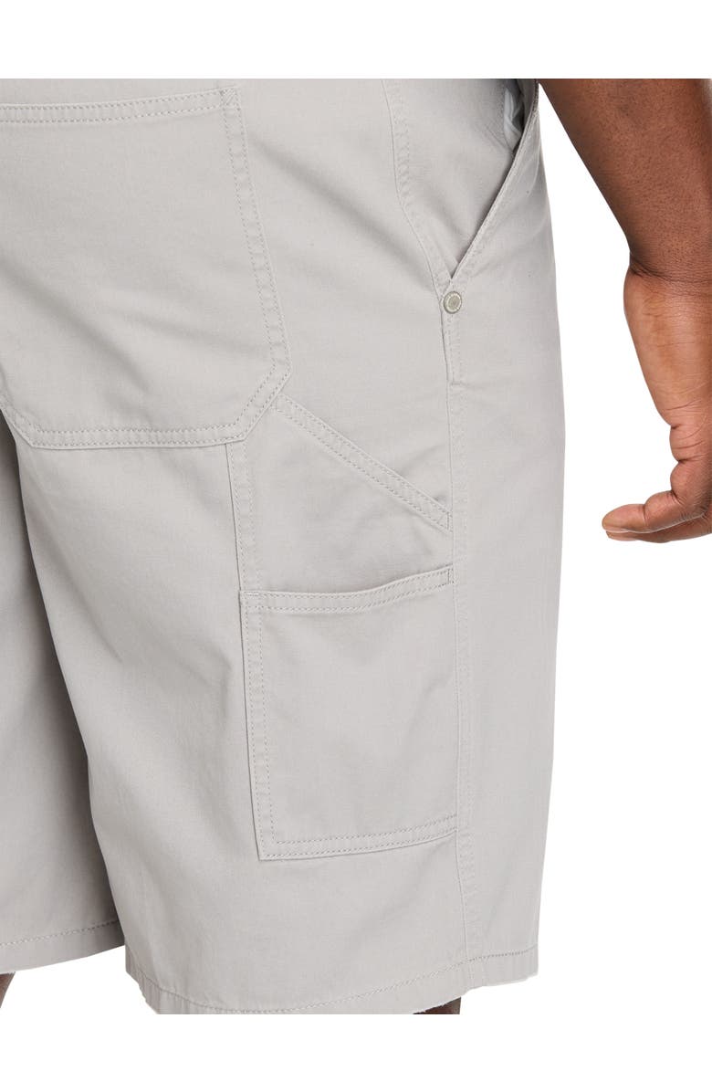 True Nation by DXL Big & Tall Relaxed-Fit Carpenter Shorts, Alternate, color, Griffin Gray