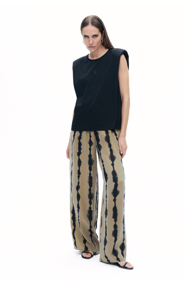 Nocturne Flowy Printed Pants, Alternate, color, 