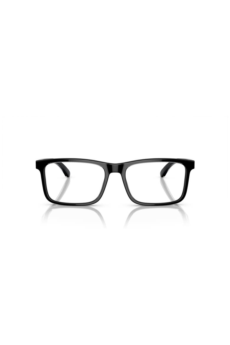 56mm Rectangle optical glasses, Alternate, color, Black