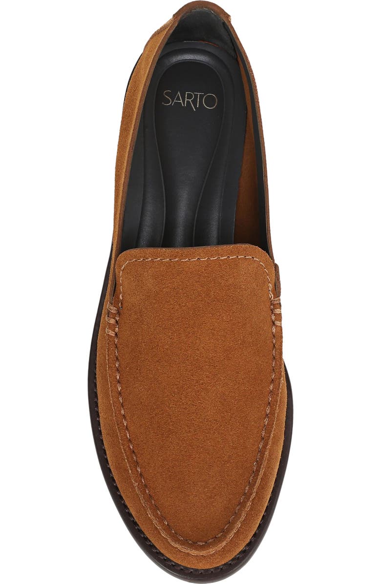 Franco Sarto Cove Loafer, Alternate, color, Brown Suede