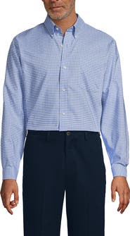 Lands' End Big and Tall No Iron Supima Cotton Oxford Dress Shirt