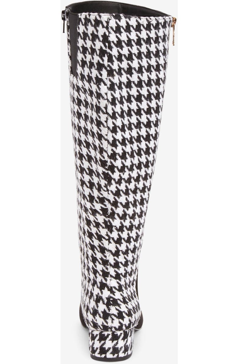 Comfortview The Emerald Tall Wide Calf Boot, Alternate, color, Houndstooth