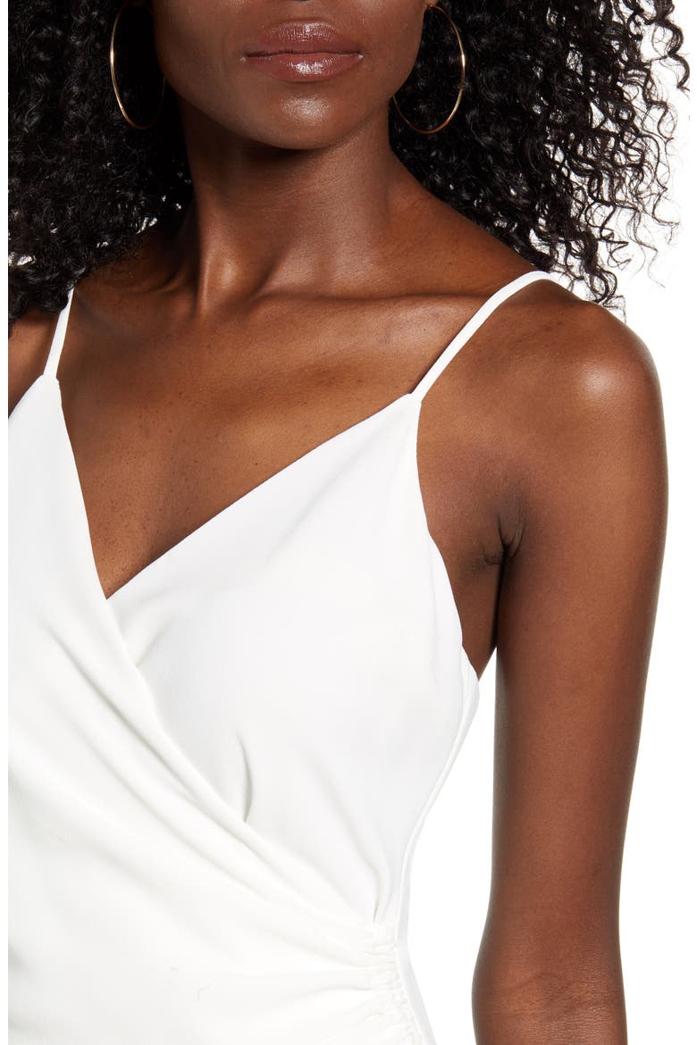 43SI3NNA Aerin Ruched Bodycon Dress, Alternate, color, OFF WHITE