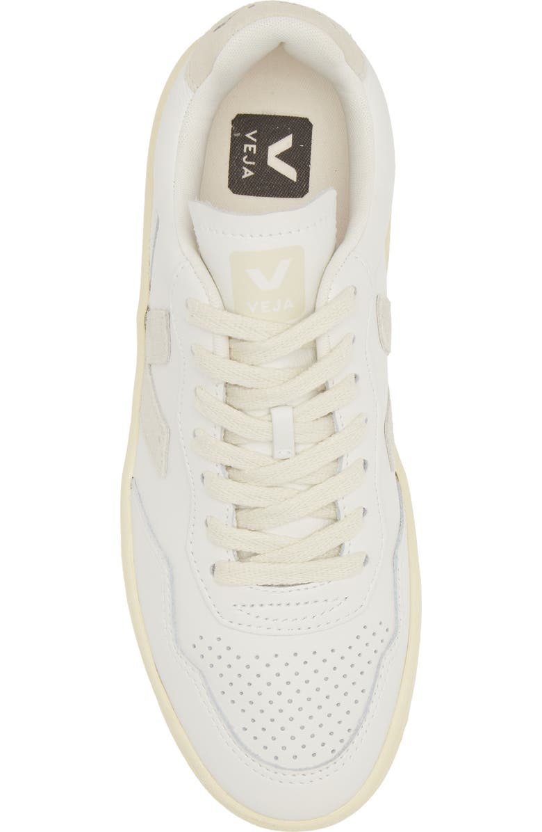 Veja V-90 Leather Sneaker, Alternate, color, Extra-White/ Natural