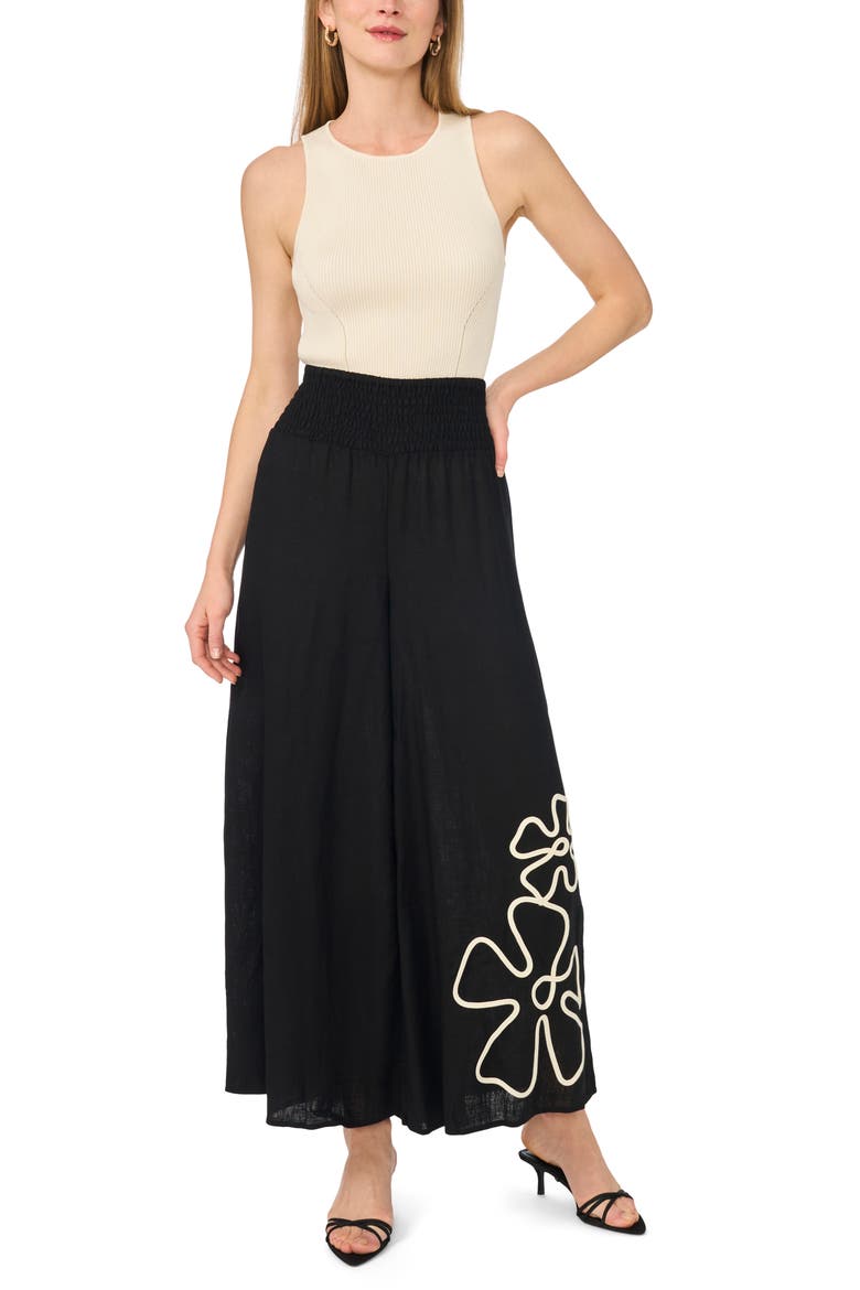 Wide Leg Pants, Alternate, color, RICH BLACK