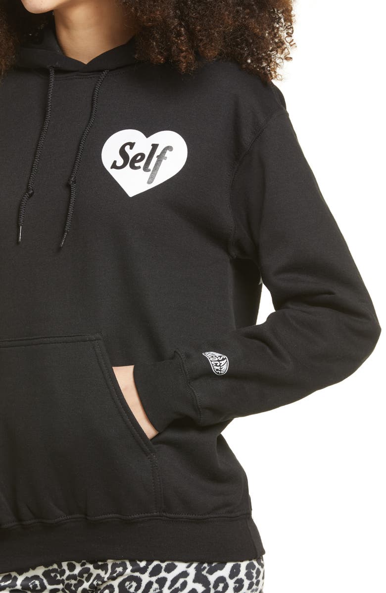 Petals and Peacocks Petals and Peacock Self Love Hoodie, Alternate, color,