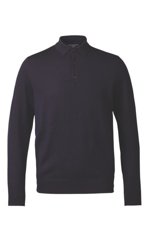 CHARLES TYRWHITT CHARLES TYRWHITT MERINO POLO LONG SLEEVE SWEATER