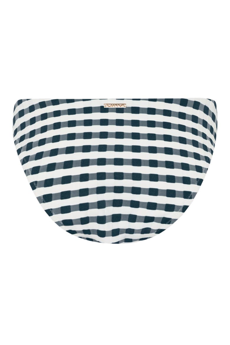 Cottage O-Ring Bikini Bottoms, Alternate, color, NAVY/ WHITE